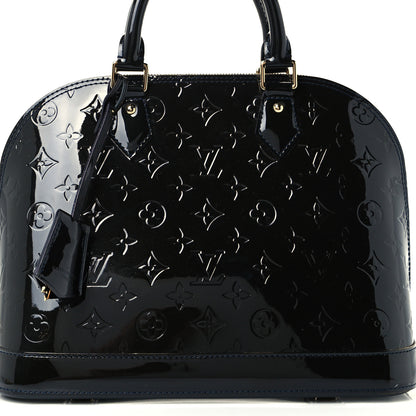 Louis Vuitton Vernis Alma PM Blue Infini 8 of 10