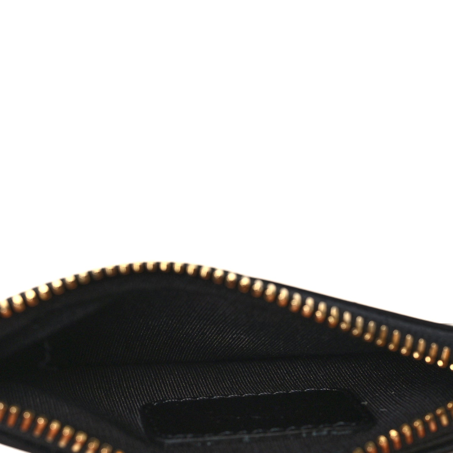Calfskin Logo Medusa Lanyard Wallet Black