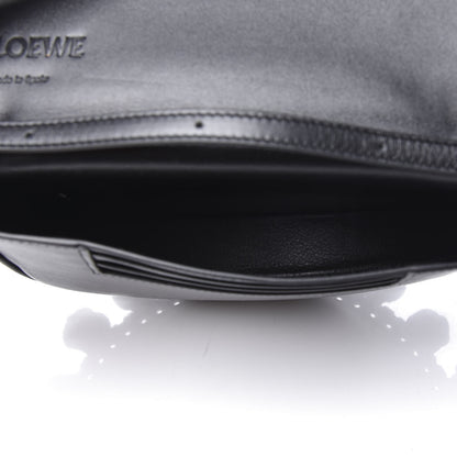 Loewe Calfskin Heel Knots Crossbody Bag Black 4 of 12