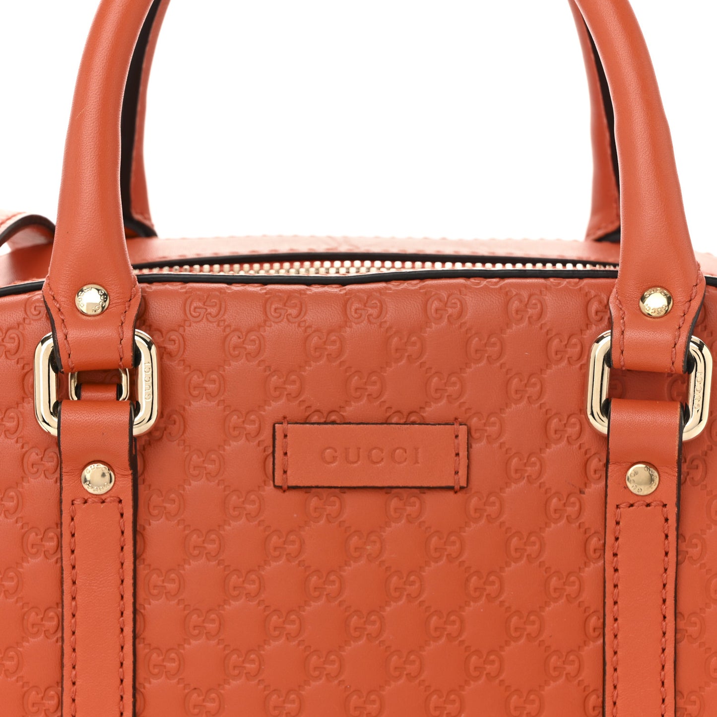 Soft Microguccissima Small Crossbody Bag Sun Orange
