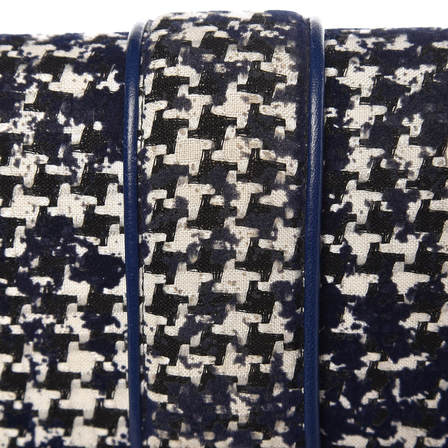 Christian Dior Tweed Medium Miss Dior Flap Black Blue 9 of 14
