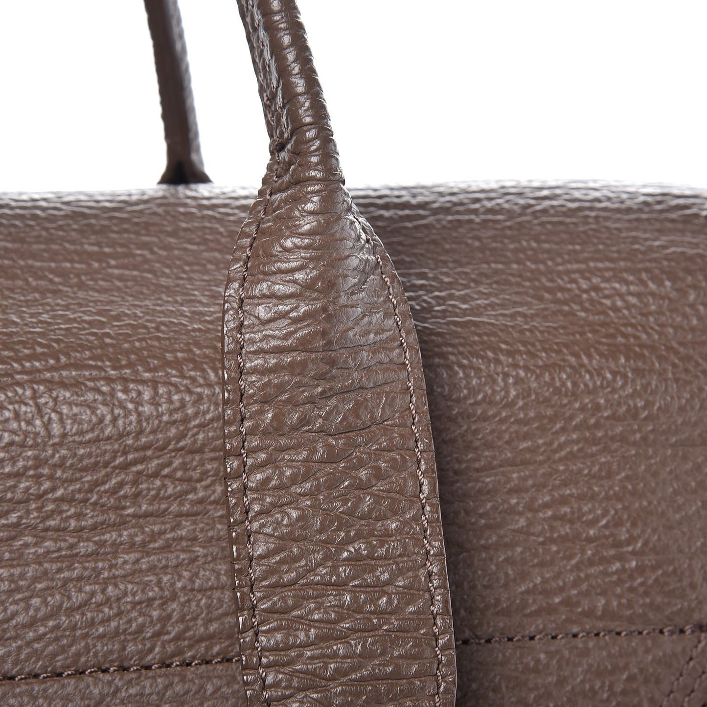 3.1 Textured Calfskin Large Pashli Satchel Taupe
