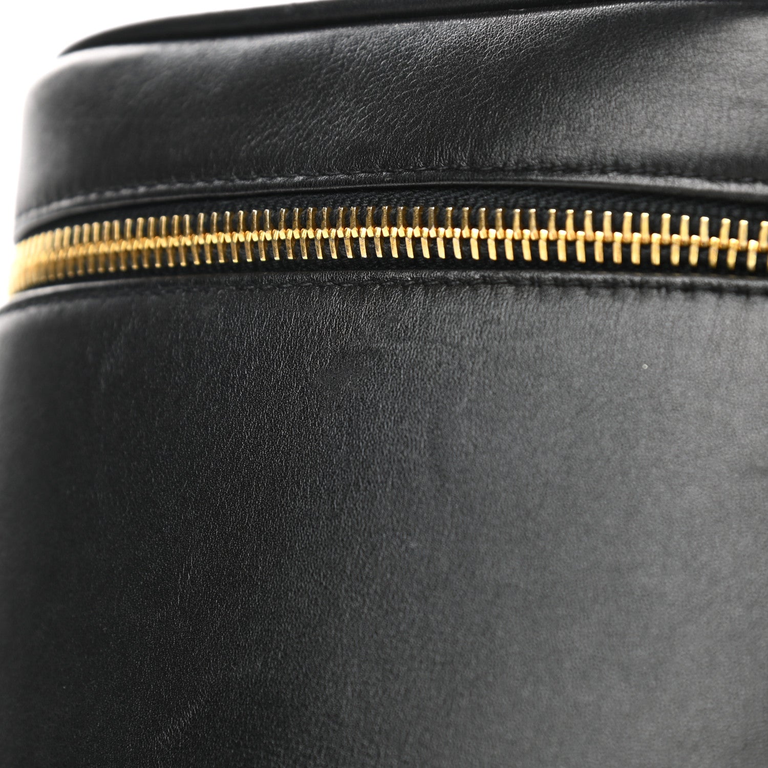 Chanel Lambskin Vanity Cosmetic Bag Black 10 of 11