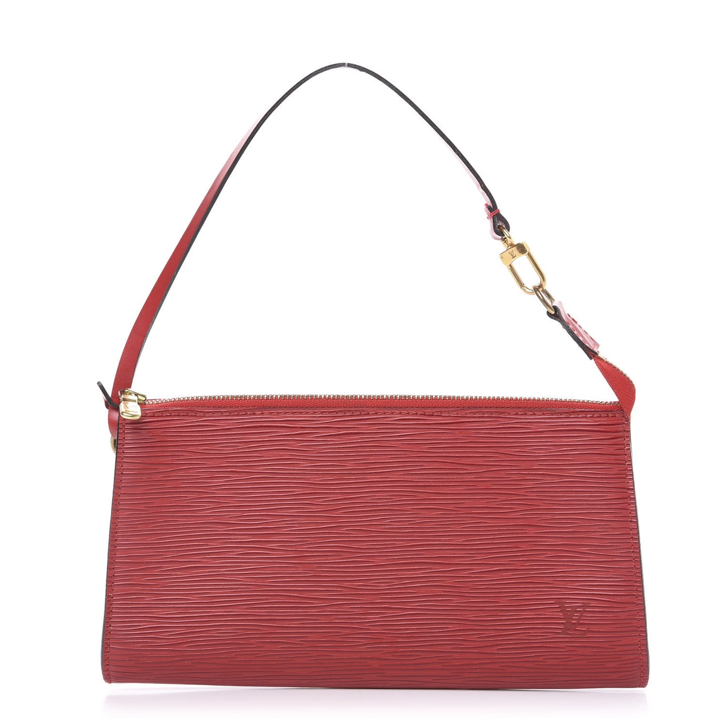 Epi Pochette Accessories 21 Castillan Red