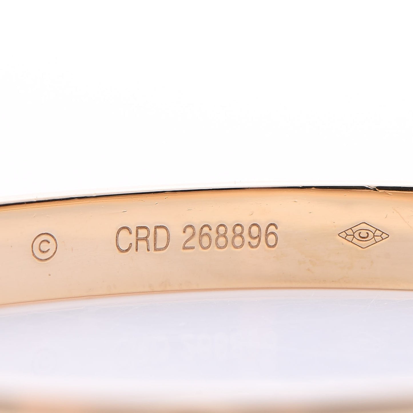 18K Yellow Gold LOVE Bracelet 16