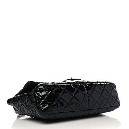 Chanel Patent Quilted Jumbo Single Flap Black 4 of 11