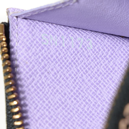 Louis Vuitton Monogram Multicolor Key Pouch Black Violet 8 of 8
