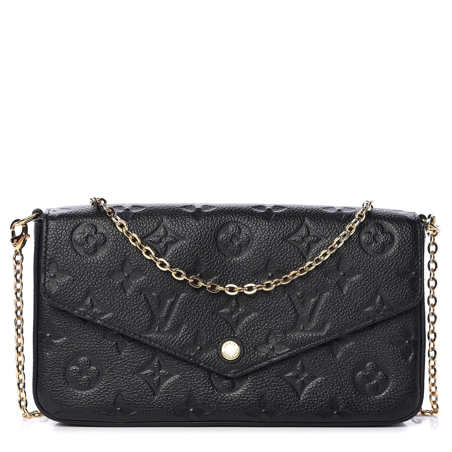 Empreinte Pochette Felicie Chain Wallet Black