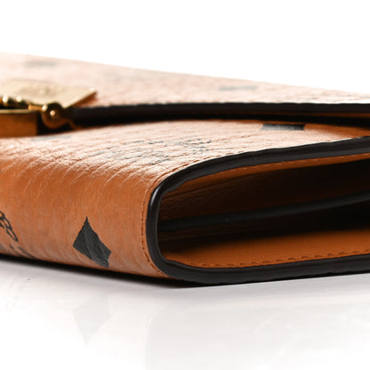 MCM Visetos Large Patricia Wallet On Chain Cognac 9 of 13