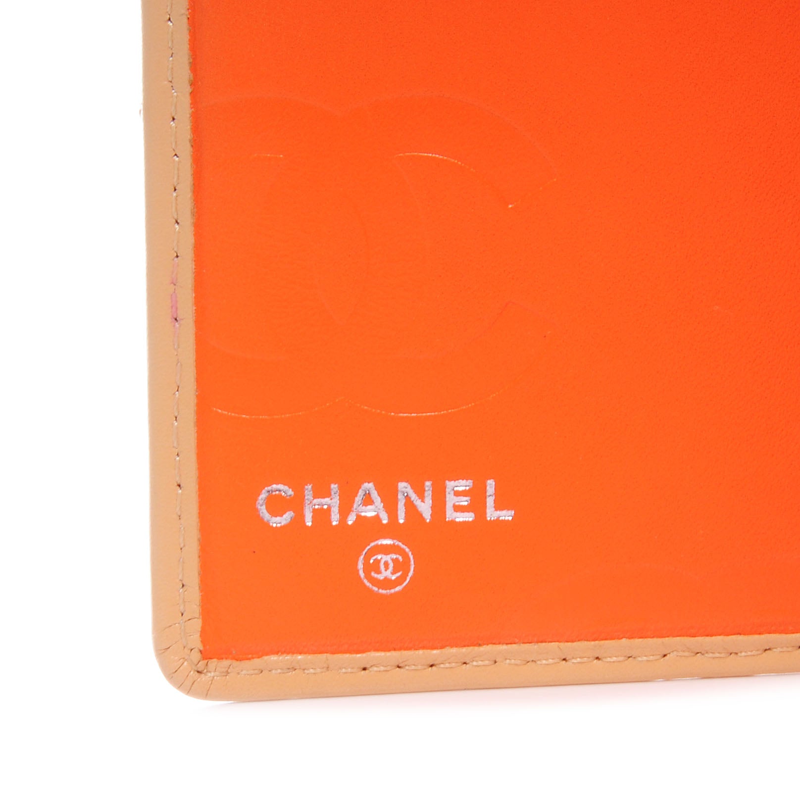 Chanel Calfskin Quilted Cambon Quilted Yen Wallet Beige 6 of 8