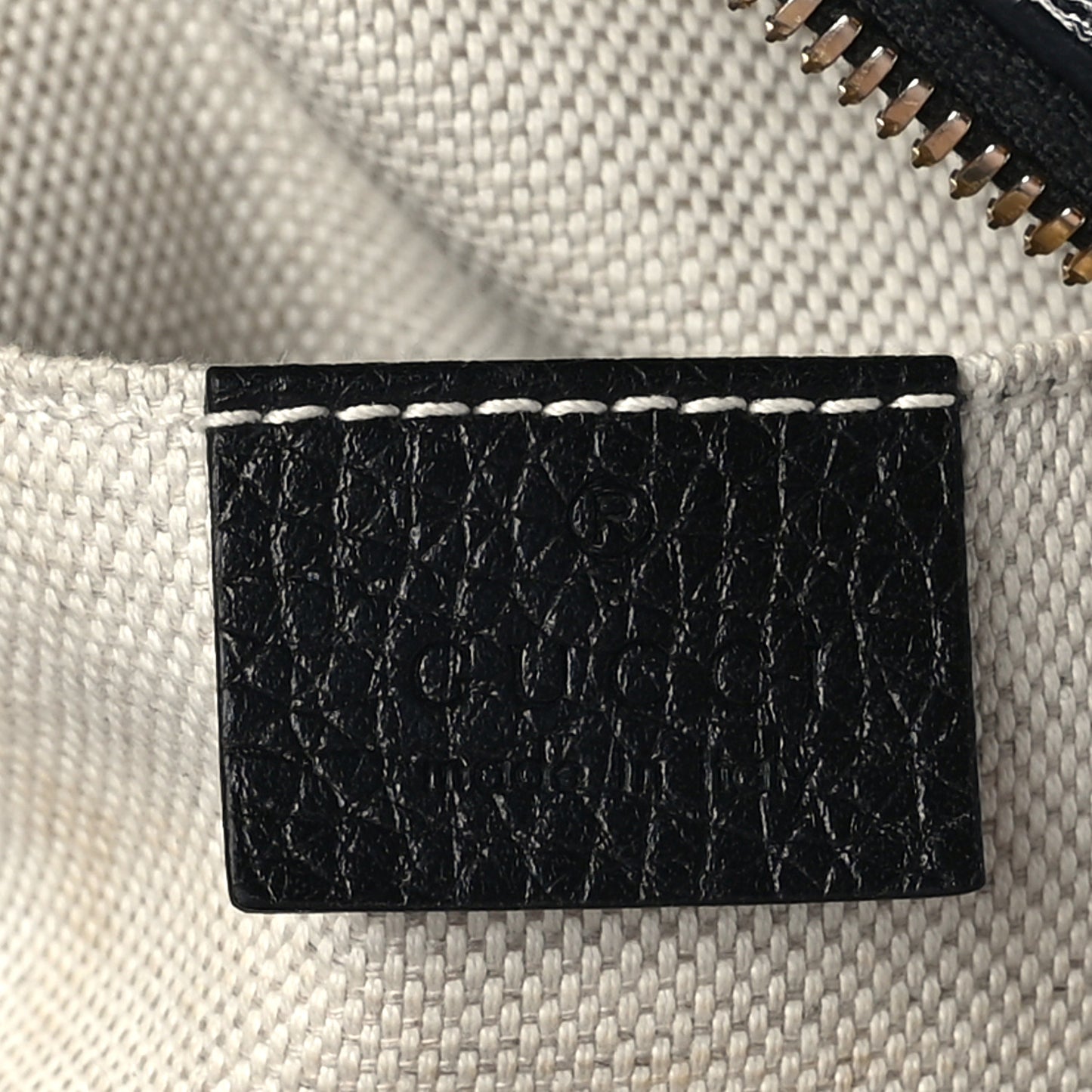 Pebbled Calfskin Small Soho Disco Bag Black