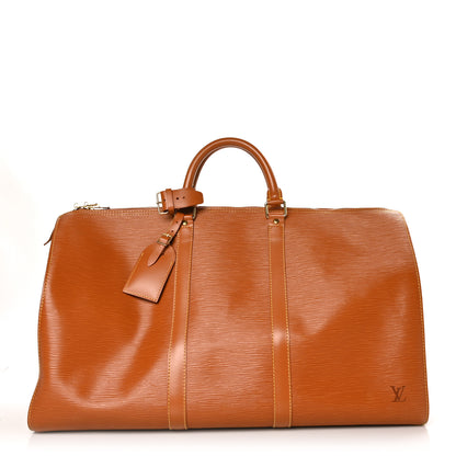 Louis Vuitton Epi Keepall 50 Cipango 1 of 7