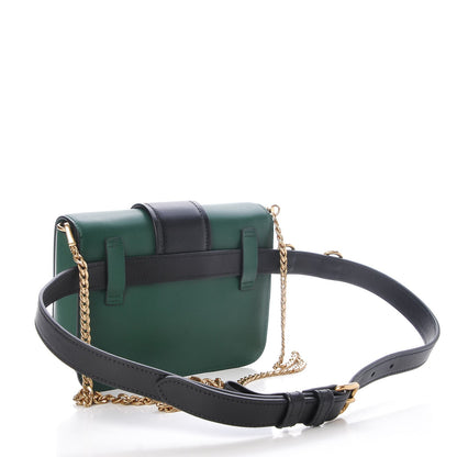 Prada City Calf Cahier Belt Bag Biliardo Black 4 of 7