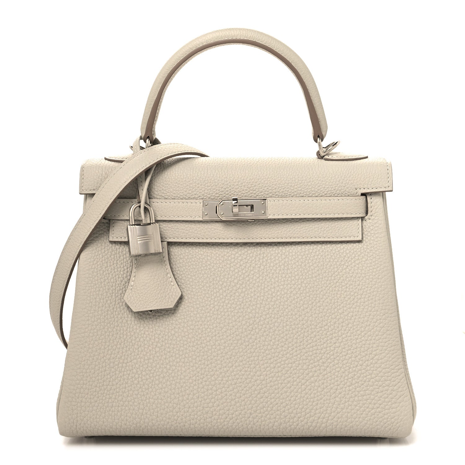 Hermes Togo Kelly Retourne 25 Gris Perle 1 of 10