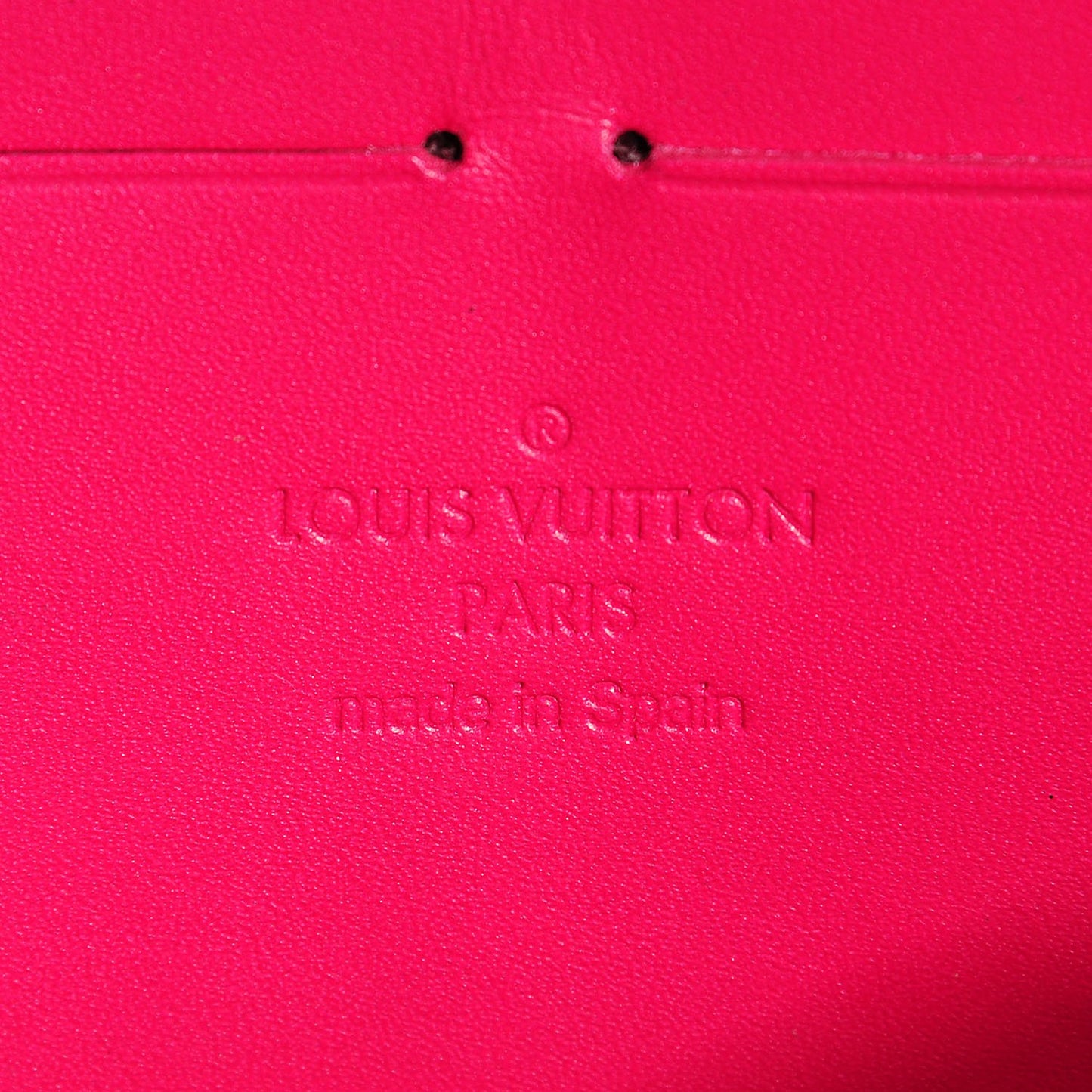 Vernis Ikat Zippy Wallet Rose Indien