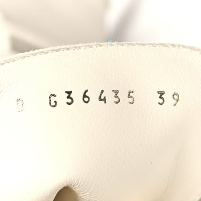 Chanel Fabric Lace Up Combat Boots 39 White 6 of 14