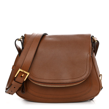 Tom Ford Calfskin Medium Jennifer Crossbody Caramel 1 of 14