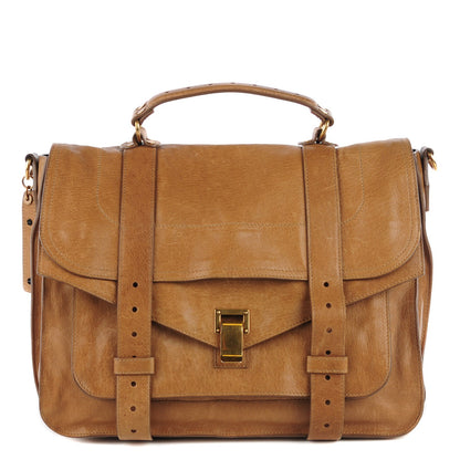 Proenza Schouler Lambskin Large PS1 Satchel Birch 1 of 11
