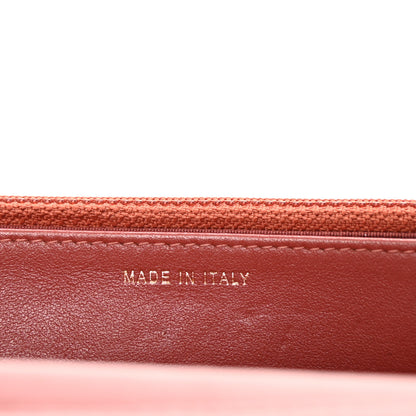 Chanel Calfskin Quilted Boy Wallet On Chain WOC Red 7 of 11