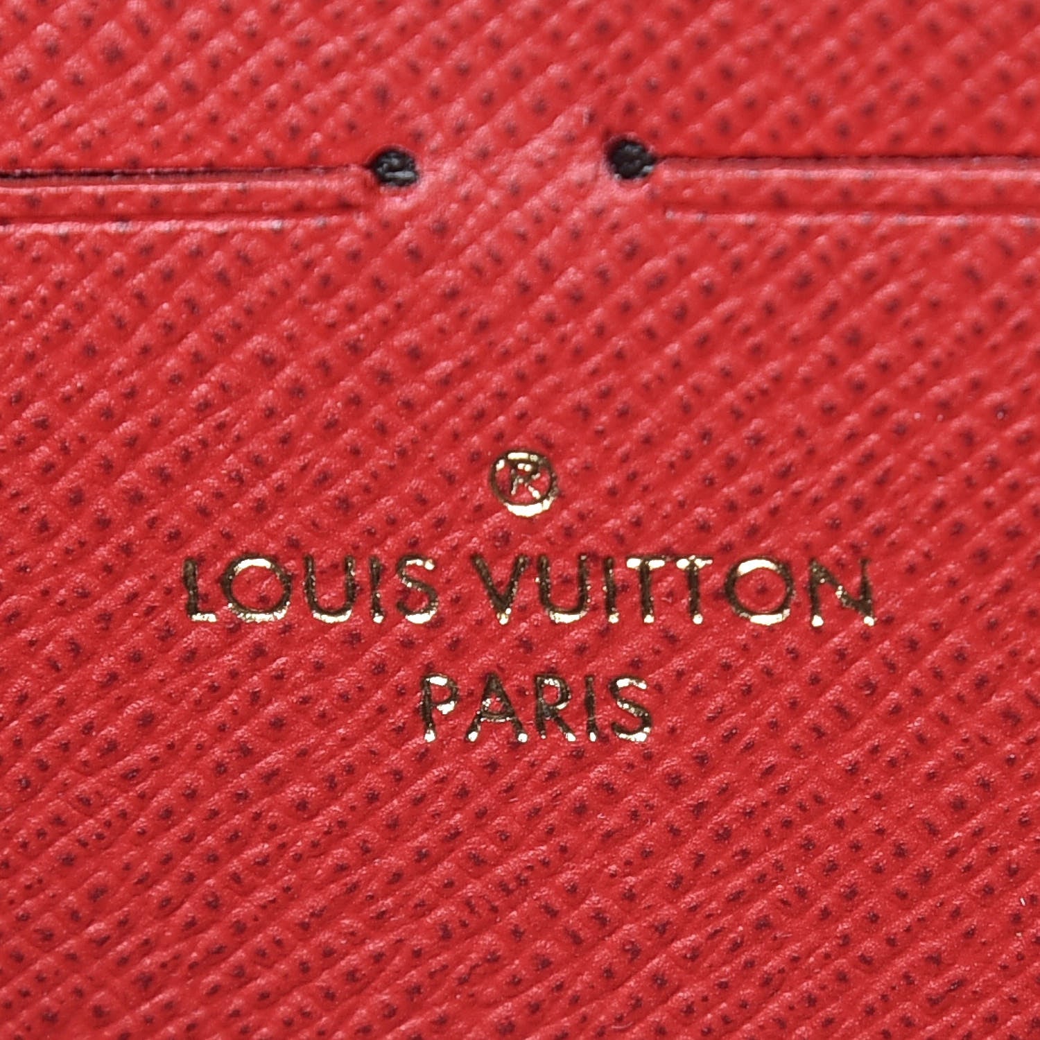 Louis Vuitton Damier Ebene Clemence Wallet Cherry 6 of 7