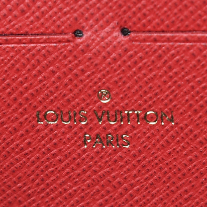 Louis Vuitton Damier Ebene Clemence Wallet Cherry 6 of 7