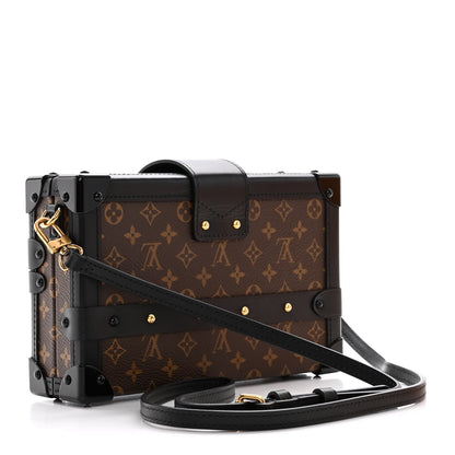 Louis Vuitton Monogram Petite Malle Black 3 of 15