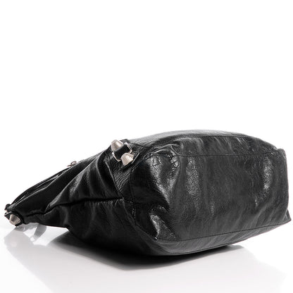 Balenciaga Agneau Giant 21 Silver Hardware Day Hobo Black 6 of 12