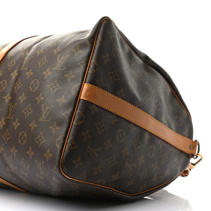 Louis Vuitton Monogram Keepall Bandouliere 55 9 of 9