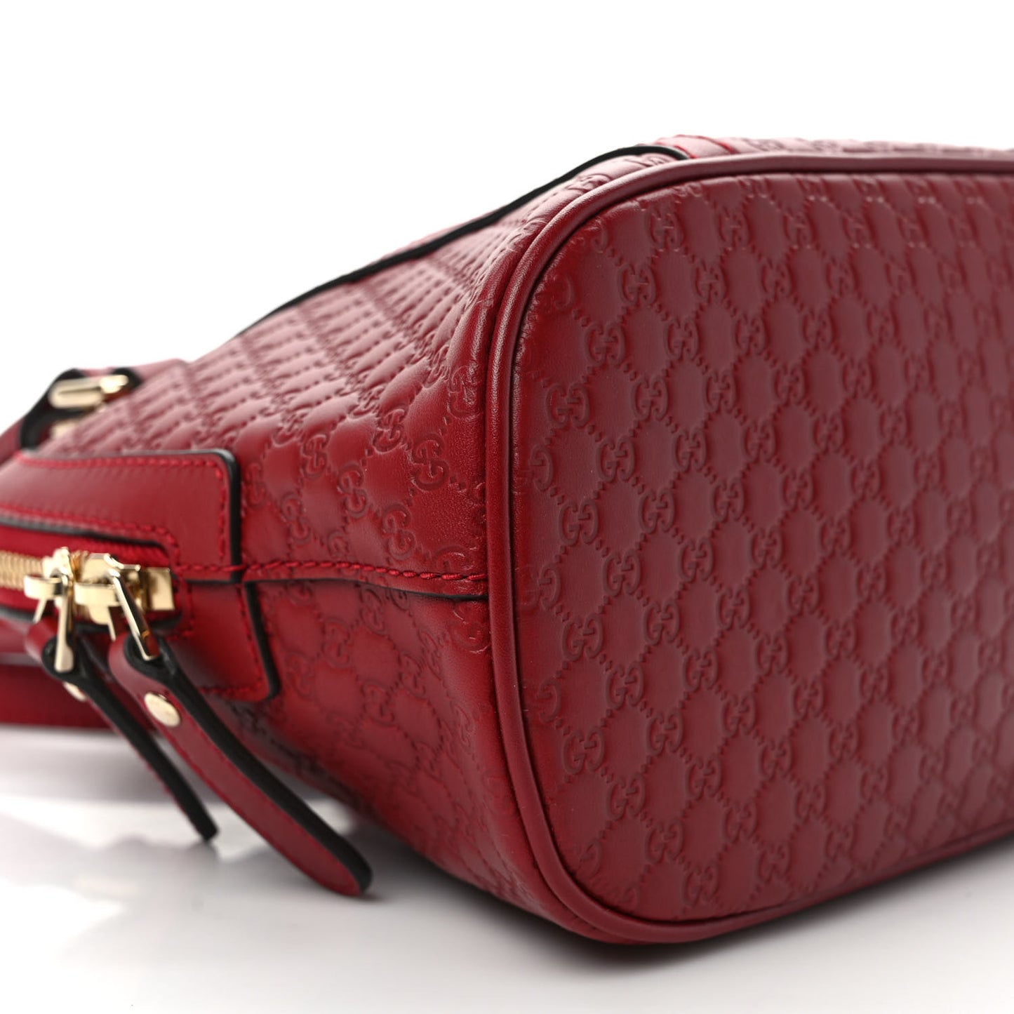 Soft Microguccissima Mini Dome Bag Rosso