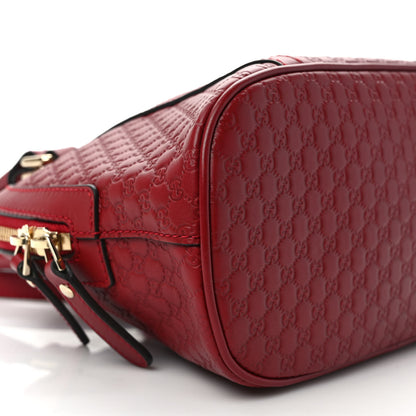 Gucci Soft Microguccissima Mini Dome Bag Rosso 8 of 9