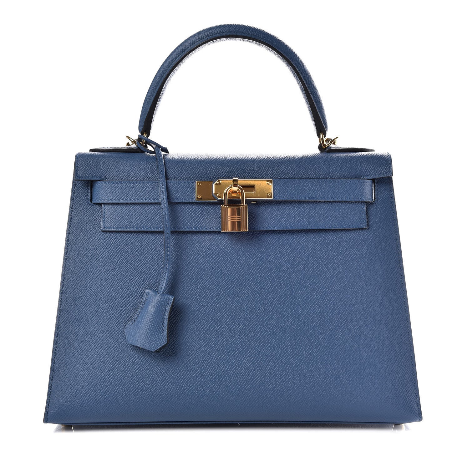 Epsom Kelly Sellier 28 Bleu Agate