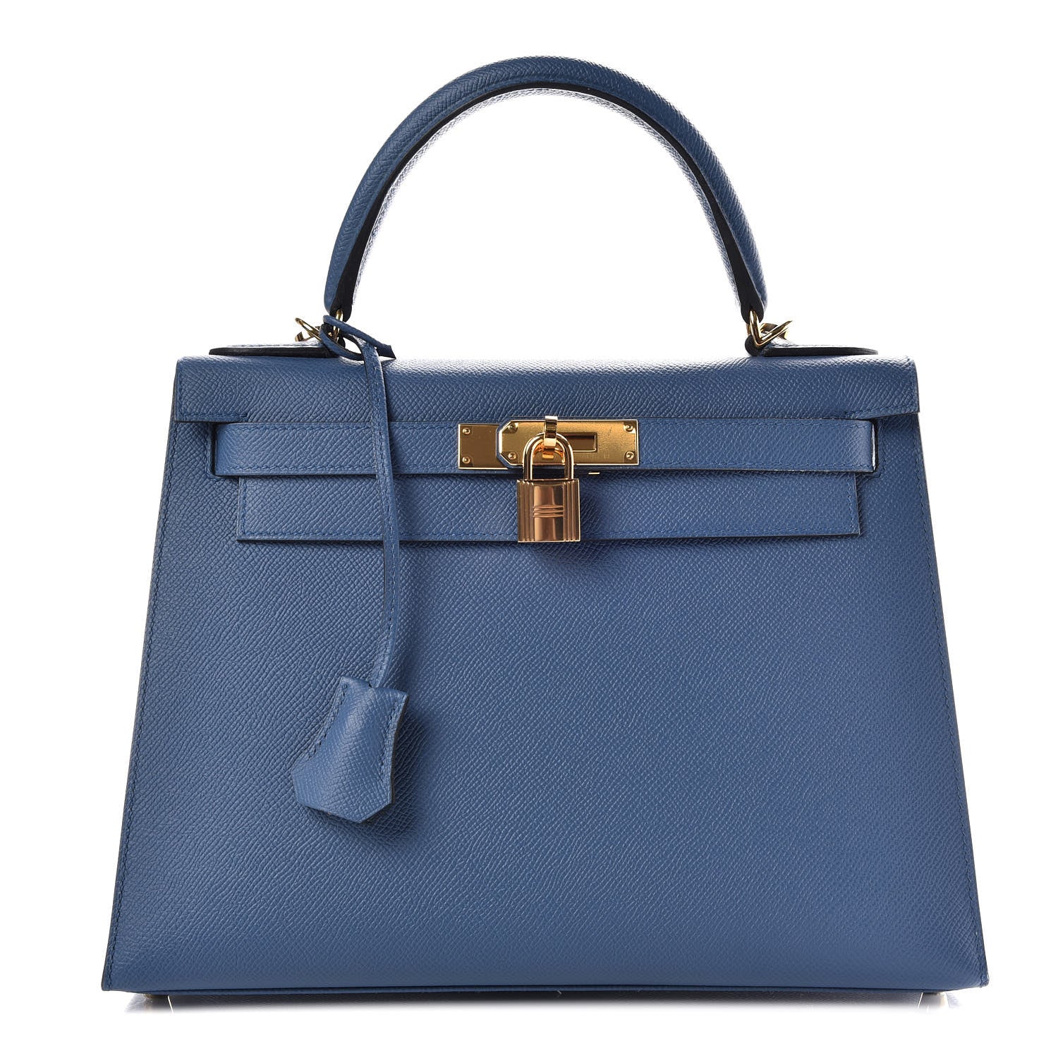 Hermes Epsom Kelly Sellier 28 Bleu Agate 1 of 40