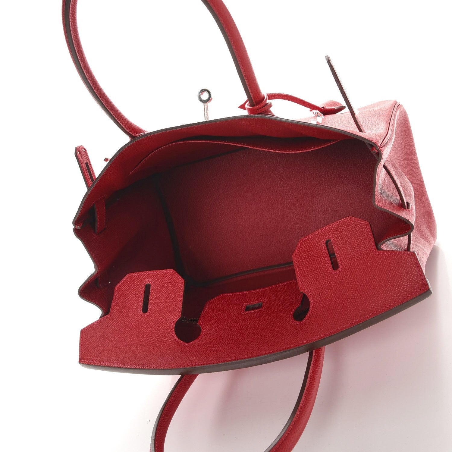 Hermes Epsom Birkin 30 Rouge Casaque 7 of 37
