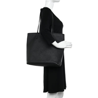 Prada Saffiano Cuir Tote Black 2 of 14