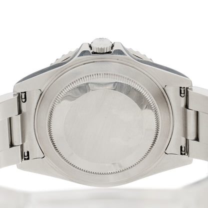 Rolex Stainless Steel 40mm Oyster Perpetual Date GMT Master II Watch Black 16710 4 of 4