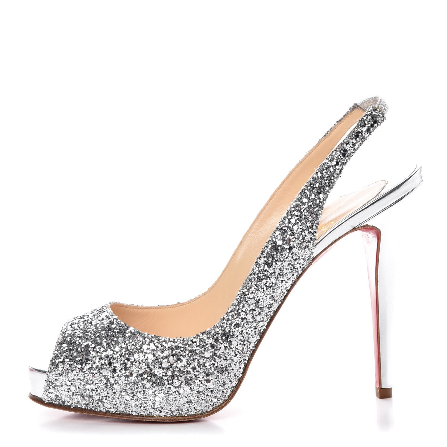 Glitter Hyper Prive 120 Pumps 40 Silver