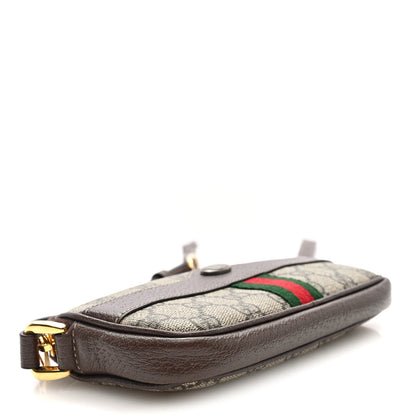 Gucci GG Supreme Monogram Web Mini Ophidia GG Bag Brown 4 of 10