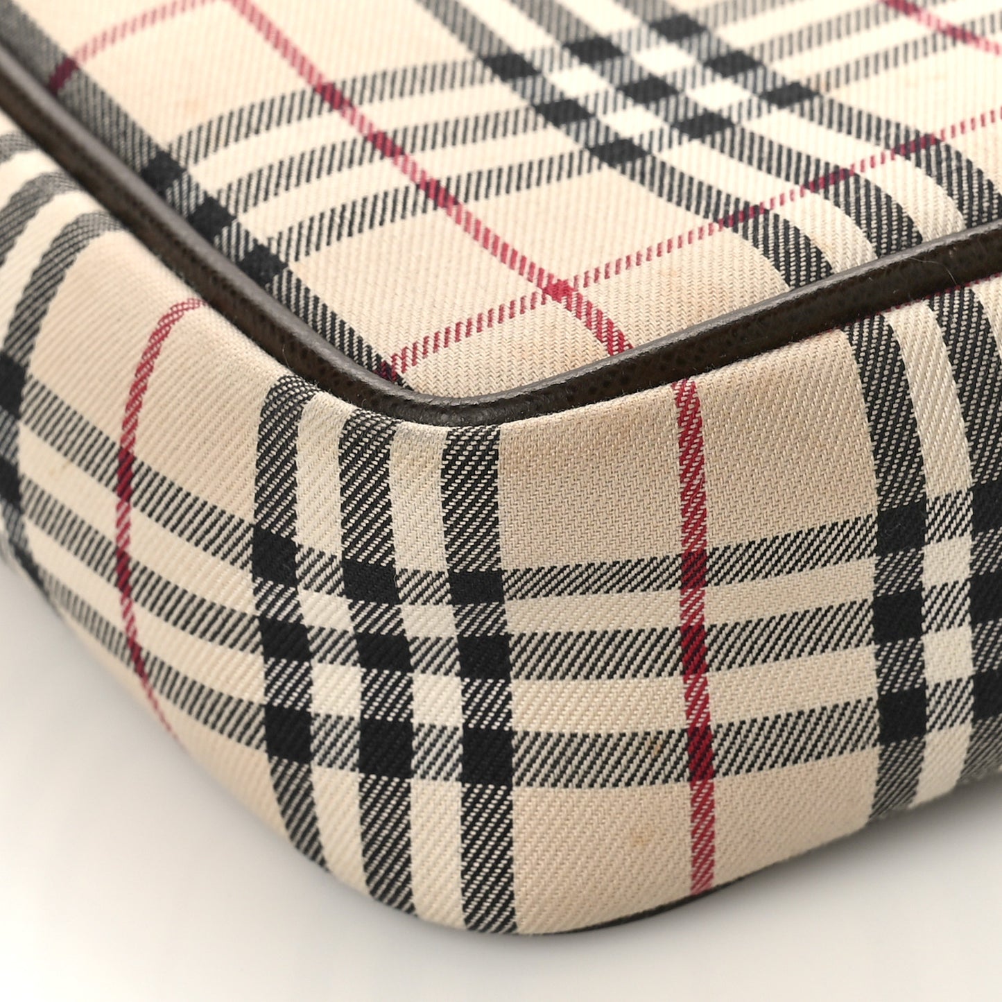 Vintage Check Small Messenger Dark Brown