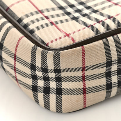 Burberry Vintage Check Small Messenger Dark Brown 7 of 8