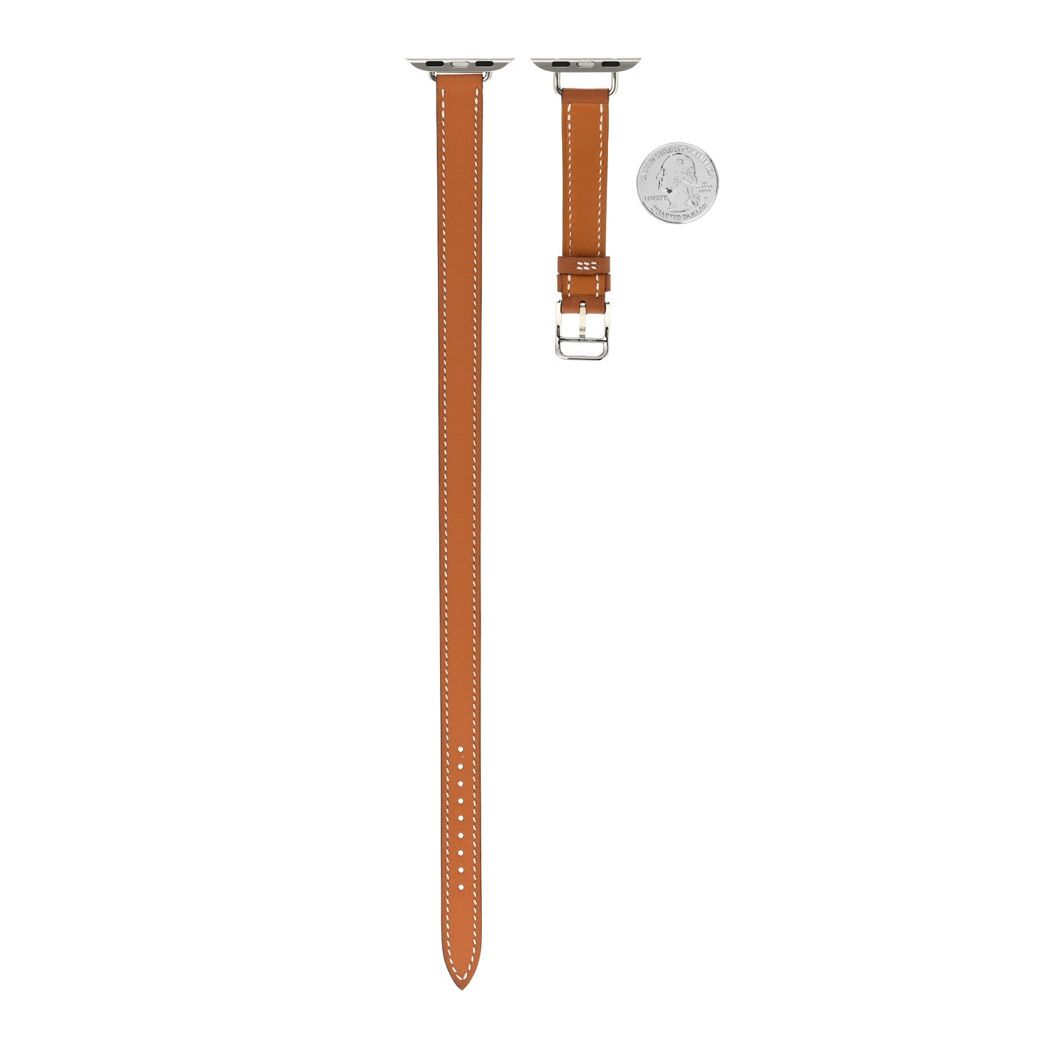 Hermes Swift 41mm Apple Watch Attelage Double Tour Band Gold 2 of 5