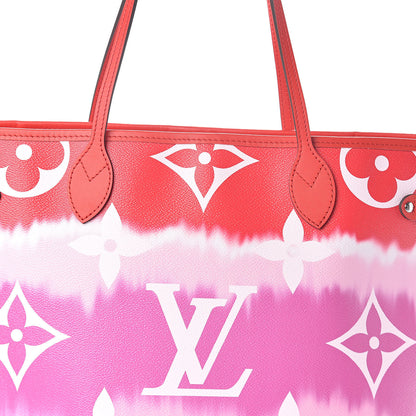 Louis Vuitton Monogram Escale Neverfull MM Rouge 8 of 10