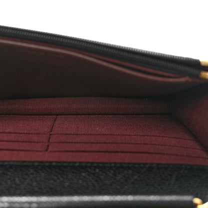 Chanel Caviar Quilted CC Turnlock Wallet On Chain WOC Black 5 of 12