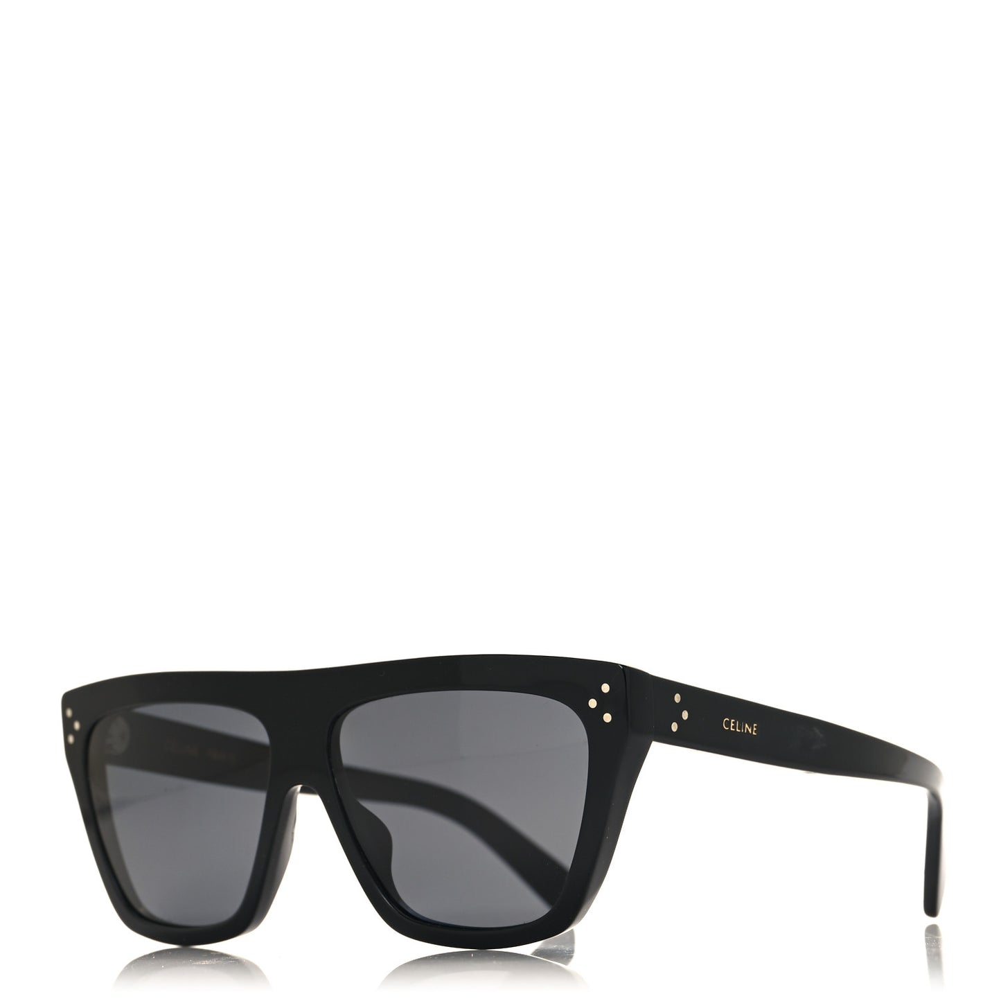 Acetate Square Sunglasses CL40256I Black