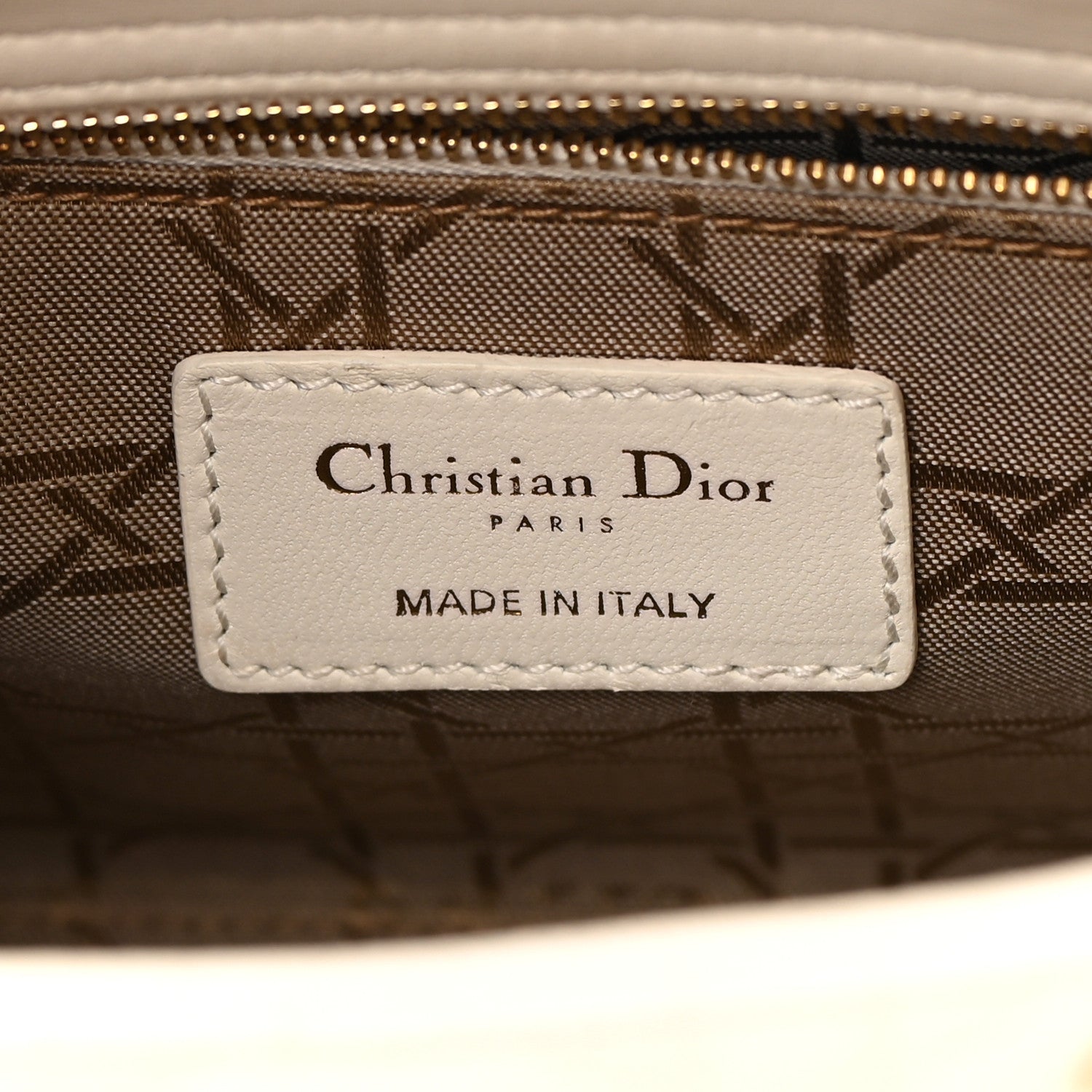 Christian Dior Lambskin Cannage Small My ABCDior Lady Dior White 6 of 16