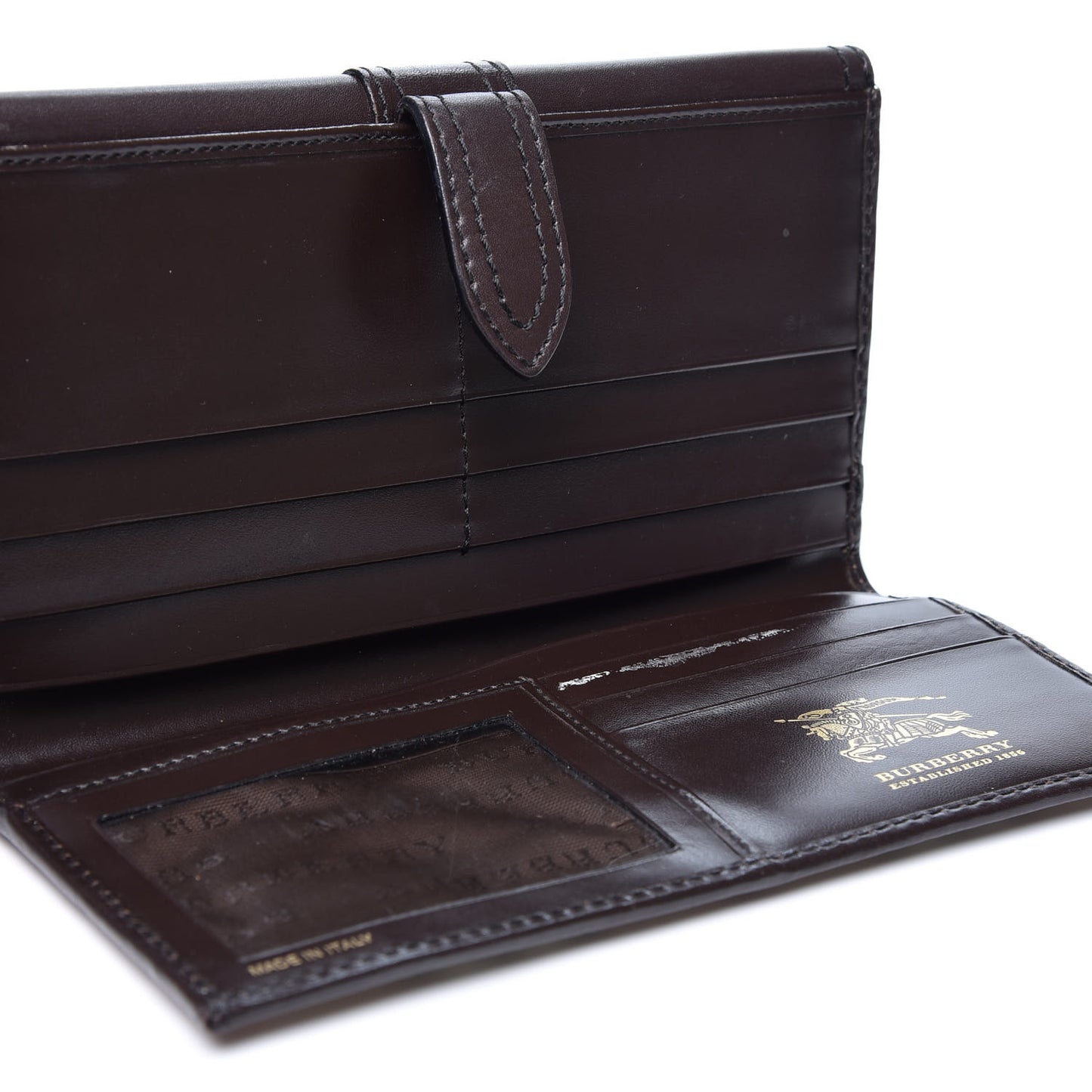 Haymarket Check Wallet Chocolate