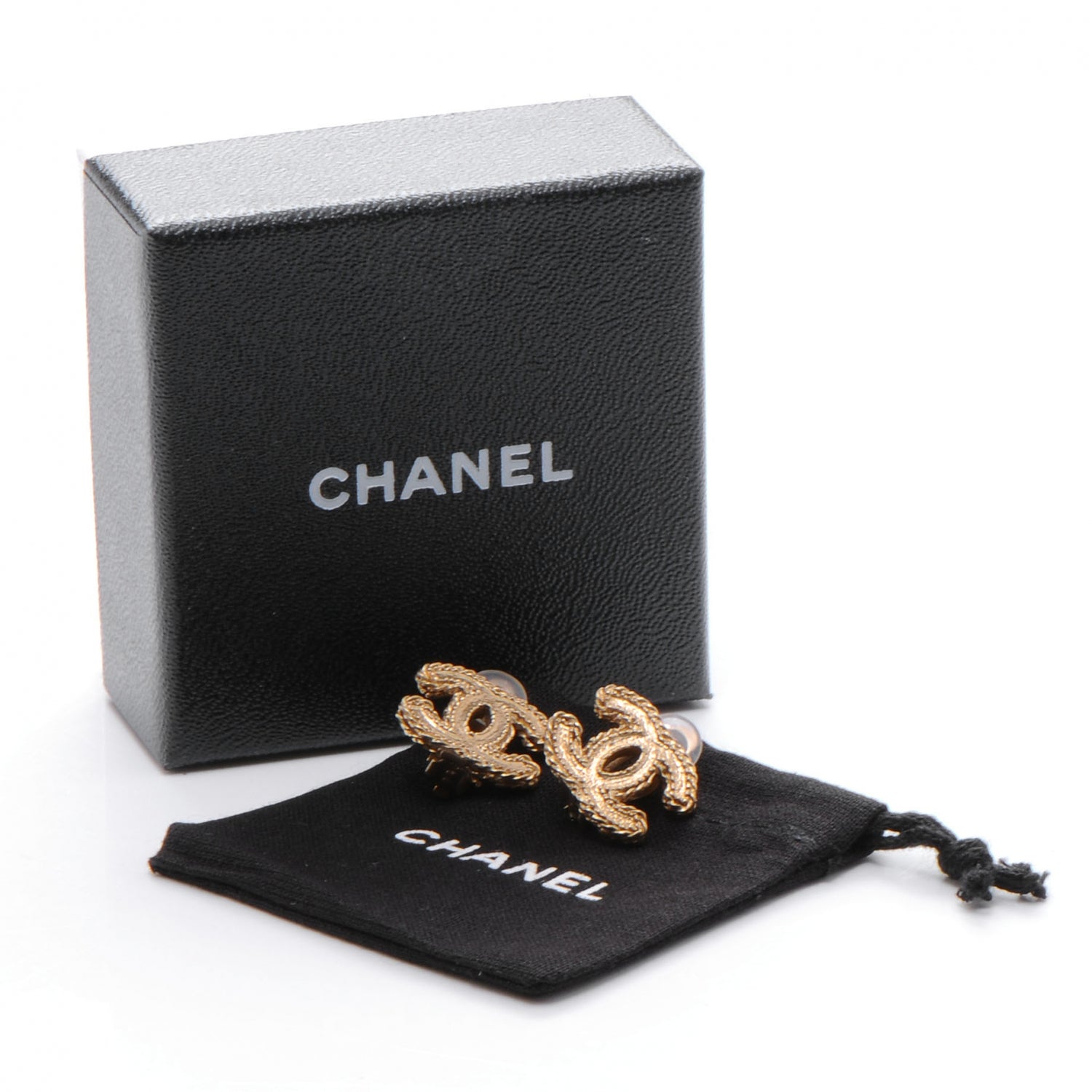Chanel CC Chain Clip On Earrings 5 of 5