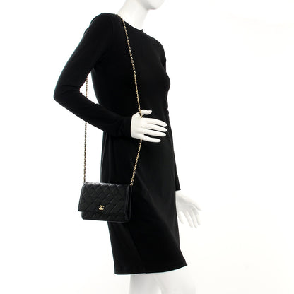 Chanel Caviar Quilted Wallet On Chain WOC Black 2 of 9