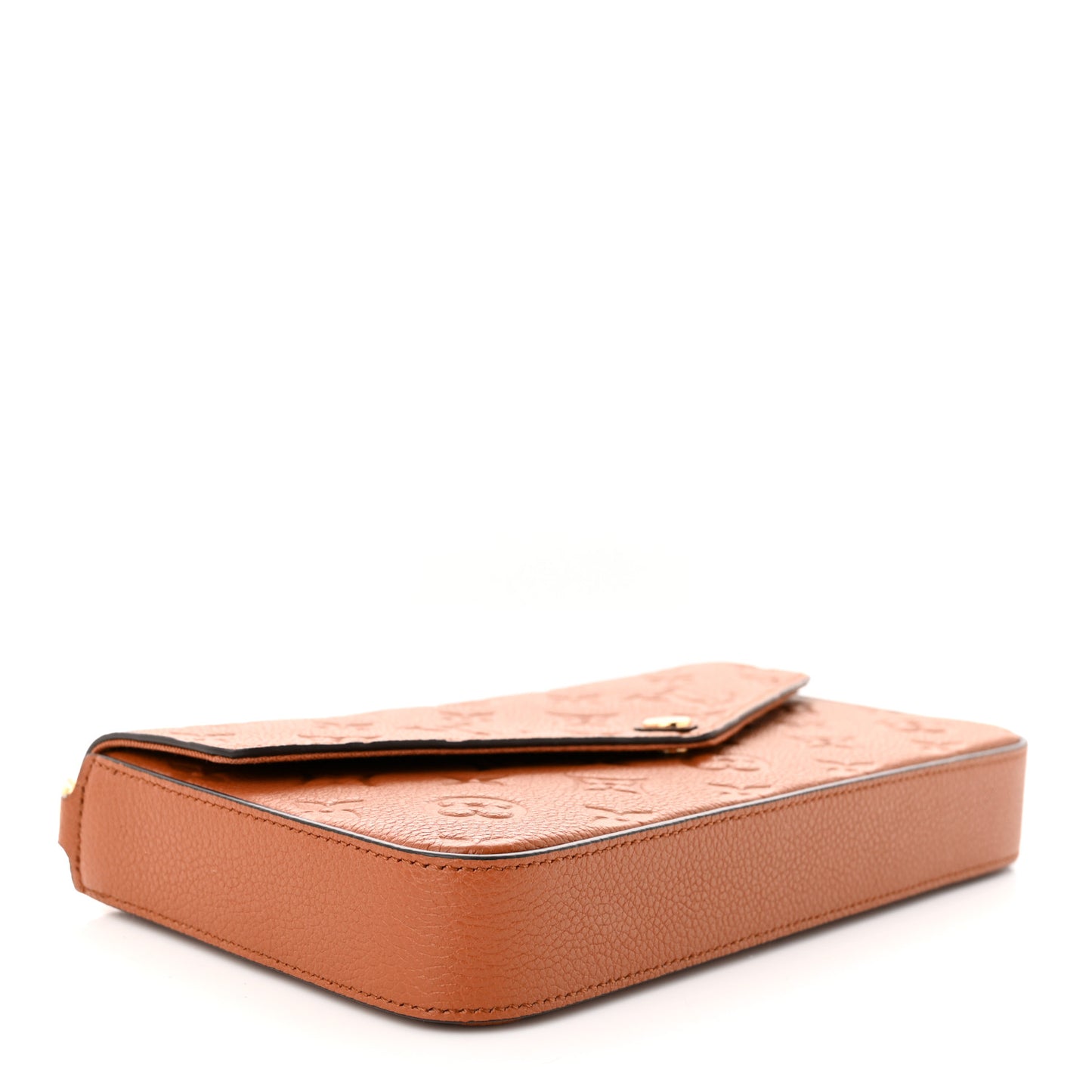 Empreinte Pochette Felicie Chain Wallet Cognac