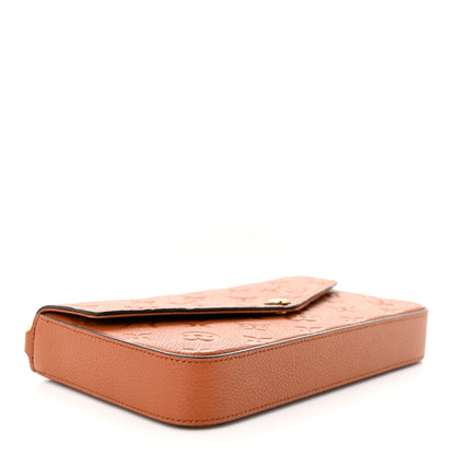 Louis Vuitton Empreinte Pochette Felicie Chain Wallet Cognac 5 of 11