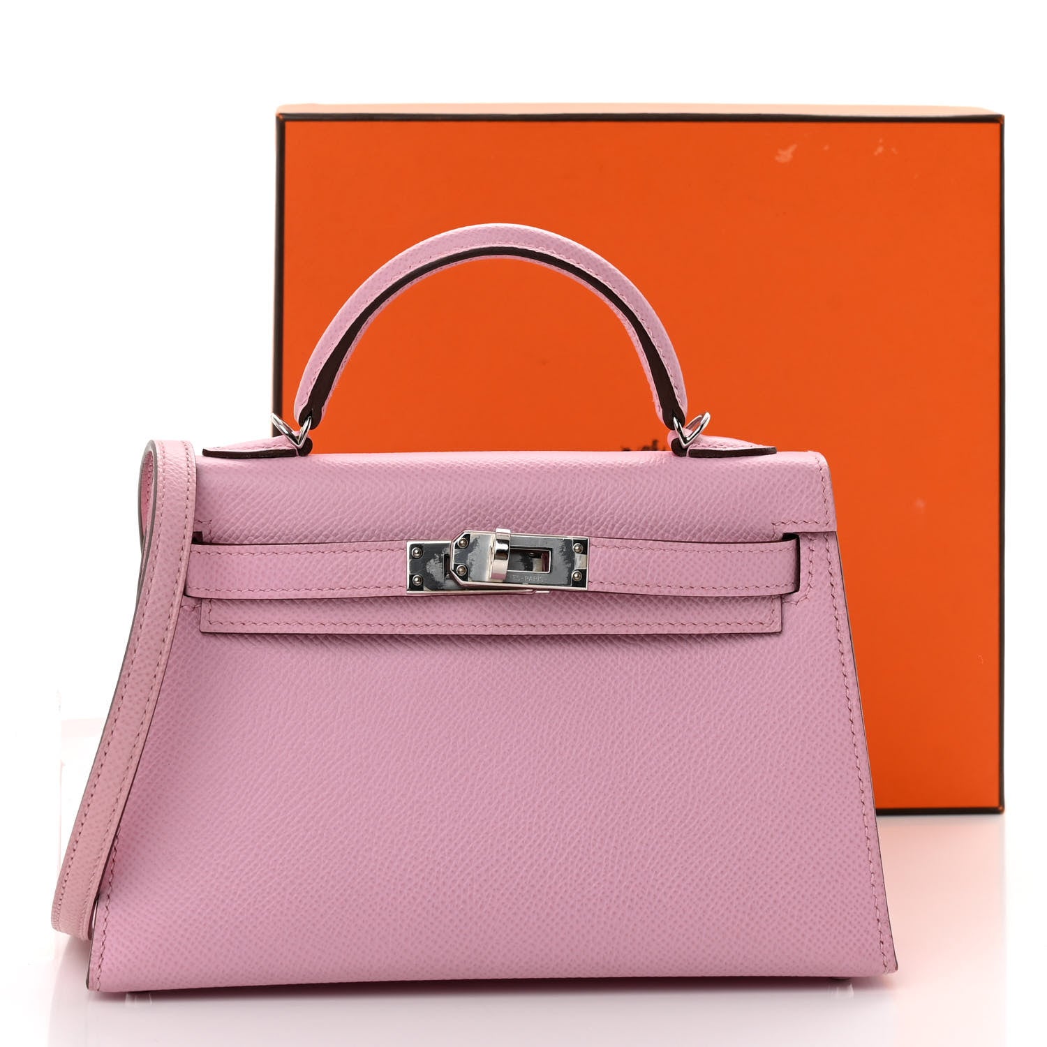 Hermes Epsom Mini Kelly Sellier 20 Mauve Sylvestre 24 of 25